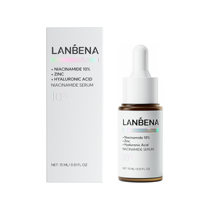 Suero Blanqueador con Niacinamida Lanbena para el Cuidado de la Piel del Rostro, Suero con Ácido Hialurónico - Product Image 1