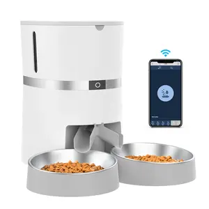 Alexa Đồ Chơi Wifi Tuya Thông Minh Pet Feeder Dog Điều Trị Dispenser