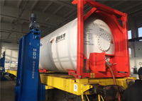Conteneurs de réservoir de stockage de GPL cryogéniques professionnels nouveaux conteneurs de réservoir de gaz GPL transportables