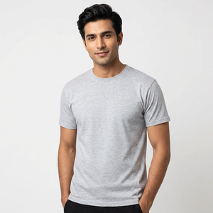 T-shirt surdimensionné personnalisé pour homme, impression de logo, 100% coton, t-shirt grande taille, t-shirts amples, t-shirt à coupe ample - Product Image 1