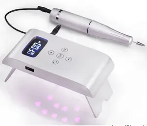 Perceuse à ongles électrique Offre Spéciale 2 en 1 combinaison avec lampe LED UV Machine d'art des ongles pour salon de manucure