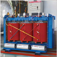 Transformateur industriel triphasé de distribution de tension électrique, type sec, haute puissance, personnalisé, en résine ignifuge 3D Wound SCB14