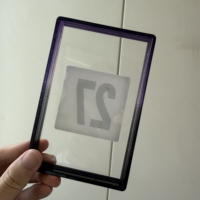Protection de carte ACE avec plaque arrière en TPU transparente à paillettes et dégradé de couleurs, protection antichoc pour carte gradée