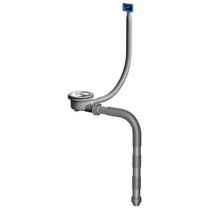 Scolino moderno in acciaio inossidabile e ottone per lavello Super <span class=keywords><strong>salvaspazio</strong></span> facile da installare per scarichi di rifiuti da cucina e balcone - Product Image 1