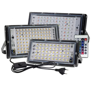 YIHAN LED <b>Flood</b> <b>Light</b> 5000K COB IP65 Wall Mount Garden Lighting 50W 120 Beam Angle Remote Control Aluminum Body 95lm/W Dimmable - Product Image 1