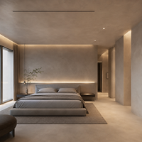 Microciment décoratif haut de gamme pour sols, murs et plafonds intérieurs, imperméable, sans joint, style industriel, revêtement en microbéton