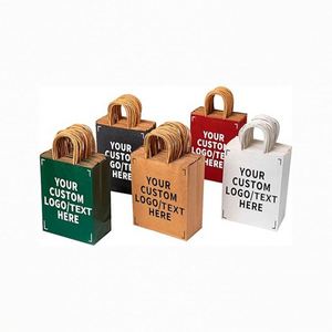 Bolsa de Regalo de Papel Artístico Hecha a Mano de Alta Calidad Personalizada, Ecológica, para Logotipos, Ropa, Compras, Otras Bolsas Promocionales - Product Image 1