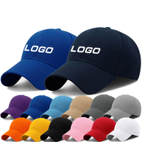 Pas Cher Personnalisé Hommes Femmes Uni Bleu Jeans Vintage Tissu Denim Délavé Sangle Dessus Casquettes de Baseball et Chapeaux de Papa