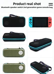 Custodia 3-in-1 in EVA per Nintendo Switch 2 con Power Bank da 8000mAh, Doppi Altoparlanti <span class=keywords><strong>Bluetooth</strong></span> e Borsa da Viaggio Antiurto 30x15x8cm - Product Image 3