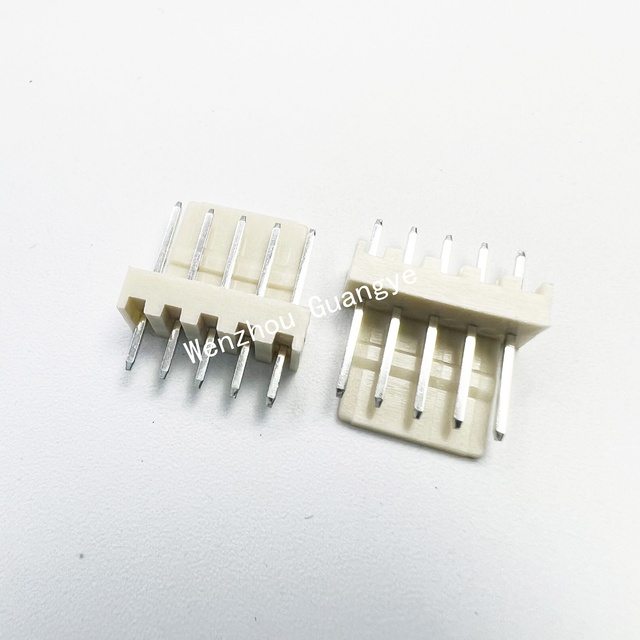 2.5mm Brass Nylon Automotive PCB Connector 2510-5A Female Adapter 5 Pin Straight Angle Bar 2-15 Pin Wire Connections