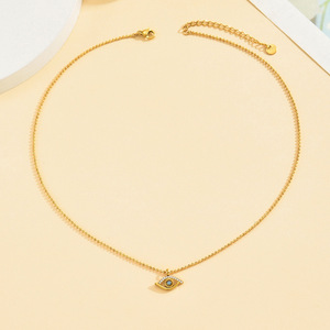 Raffinato Bracciale in Acciaio Inossidabile con Design Misterioso e <span class=keywords><strong>Occhio</strong></span> del Diavolo, Gioielli in Stile Francese - Product Image 4