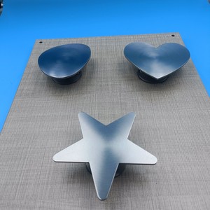 Ganchos Decorativos con Forma de Estrella, Corazón y Lágrima, Resistentes al Óxido, para Decoración de Sala de Estar - Product Image 1