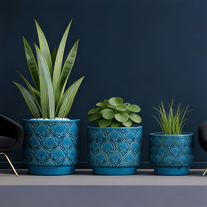 กระถางดอกไม้ดินเผาขนาดใหญ่ ความจุเยอะ สำหรับตกแต่งสวนในบ้าน - Product Image 3