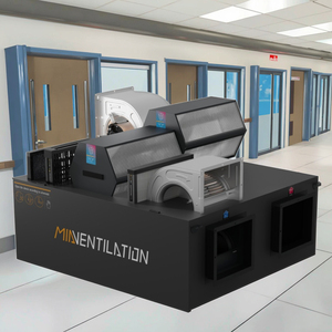 4000CMH 2353CFM Ventilateur flexible pour système HVAC ERV/HRV Récupération de chaleur Bypass MVHR <span class=keywords><strong>Double</strong></span> Flow <span class=keywords><strong>VMC</strong></span> pour hôpitaux Chambre <span class=keywords><strong>à</strong></span> coucher - Product Image 1