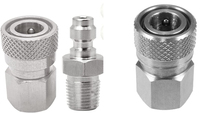 En Stock PCP Air G U N remplissage adaptateur de connexion rapide 1/8 bpsp 1/8NPT avec fiches raccord connecteur coupleur
