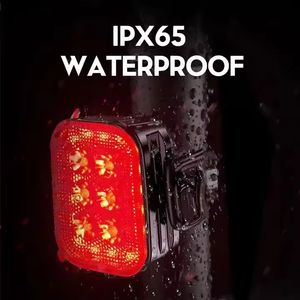 Rear Bicycle Light Set <b>USB</b>-<b>C</b> Rechargeable LED Bike Headlight & Tail Light IP65 Cycling Bike - Product Image 5