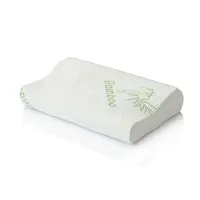 Premium Kundenspezifische Kontur Kühlung Bambus Medium Speicher Schaum Bett Kissen Mit Natürliche Hypoallergen Abdeckung