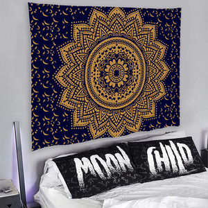 Hiasan Dinding Permadani Bunga Lotus Bohemian Seni Tembok Permadani Mandala Permadani Hippie <span class=keywords><strong>Indian</strong></span> - Product Image 1
