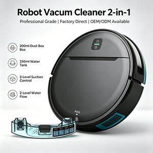 Robot aspirateur et serpillière 2 en 1, aspiration puissante, aspirateur robotisé avec application, commande vocale Alexa, charge automatique - Product Image 1