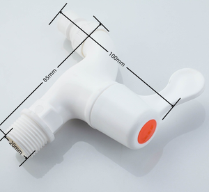 Robinet d'angle en PVC pour usage domestique, anti-fuite, anti-explosion, durable, pour l'eau du robinet et les machines à laver. - Product Image 6