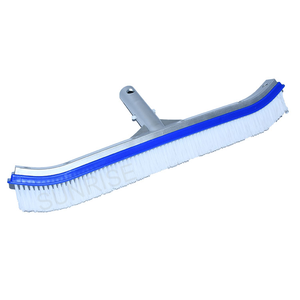 Cepillo de pared trasera para piscina de 18 ", herramientas de alta eficiencia de limpieza, mango de aluminio para <span class=keywords><strong>piscinas</strong></span> de <span class=keywords><strong>aguas</strong></span> <span class=keywords><strong>termales</strong></span> de Spa y estanque - Product Image 1
