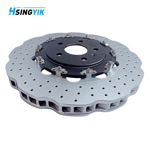 Disque de frein à rotor à deux pièces Hsingyik Wave Front pour <span class=keywords><strong>Audi</strong></span> A3 <span class=keywords><strong>RS3</strong></span> 8V0615301Q 369X34MM - Product Image 4