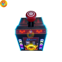 Machine de jeu d'arcade de boxe portable mini, avec logo personnalisé, dessus en acrylique, fonctionnant à monnayeur, pour aire de jeux intérieure
