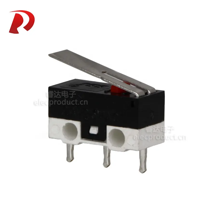 Kw12-5 3pin Chuột Chuyển Đổi Chuyển Đổi 1A/2A 250V Mini Micro Chuyển Đổi Với 13.3Mm Kim Loại Đòn Bẩy Cho Chuột