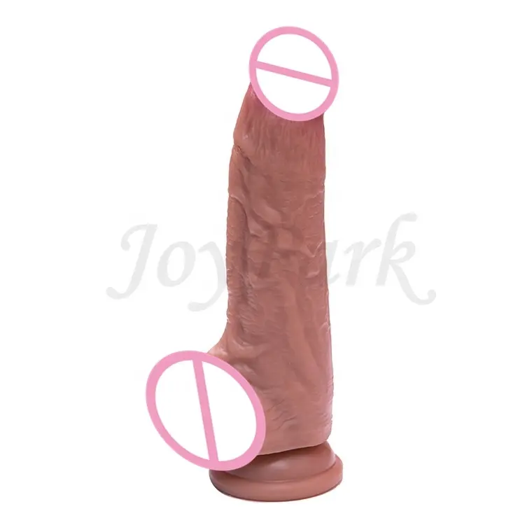 JoyPark Sword Emperor Adult Sex Toy Double Layer 8.07inch Flesh Penis Dildo Realistic Giant Dildo Big Dildos For Women