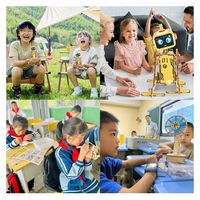 Kits scientifiques de robots à commande vocale DIY, jouets éducatifs intelligents de haute technologie STEM