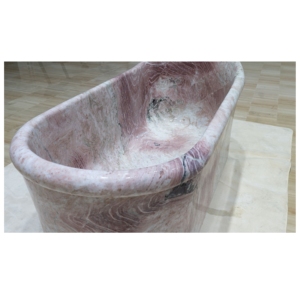 Baignoire autoportante en pierre naturelle 1800x850x800 (formes ovales et rectangulaires) – <span class=keywords><strong>Spa</strong></span> de trempage écologique pour hôtels et villas intérieurs - Product Image 1