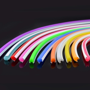 Khuyến mãi 6mm 8mm 12mm tinh khiết Silicone <span class=keywords><strong>LED</strong></span> <span class=keywords><strong>Neon</strong></span> <span class=keywords><strong>Flex</strong></span> đèn lõm vàng cam tím & băng màu xanh màu 12V <span class=keywords><strong>Neon</strong></span> ánh sáng - Product Image 2
