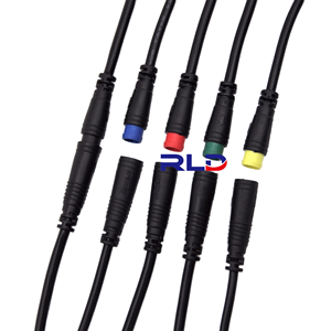 REALEADER Wasserdichter IP65 PVC-Kupferkern 2/3/4/5/6-Pin Adapter-Steckverbinder 1m Verkabelungsadapter für E-Bike/Motorrad-Teile - Product Image 1