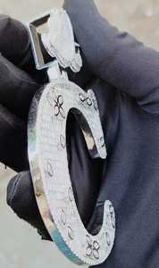 Collar con Colgante de Diamantes de Plata de Ley 925 de Lujo JIYA, Estilo Hiphop Unisex, para Regalo de Aniversario, Uso Diario, Accesorio de Moda - Product Image 4