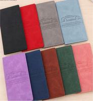 Portefeuille personnalisé en cuir PU pour documents d'immatriculation et d'assurance de voiture, organiseur de papiers automobiles