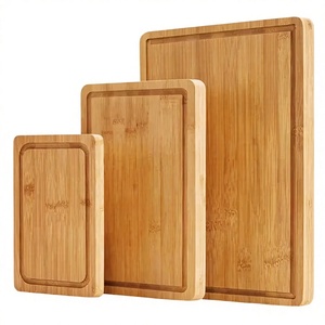 Juego <span class=keywords><strong>de</strong></span> 3 tablas <span class=keywords><strong>de</strong></span> <span class=keywords><strong>cortar</strong></span> <span class=keywords><strong>de</strong></span> bambú rectangulares con ranura profunda <span class=keywords><strong>para</strong></span> jugos, reversibles, libres <span class=keywords><strong>de</strong></span> BPA, <span class=keywords><strong>para</strong></span> cocina. - Product Image 1
