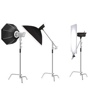 Trípode en C de Alta Resistencia para Cámara, Soporte para Fotografía con Brazo Plegable para Lámparas de Estudio - Product Image 5
