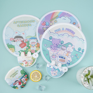 Mini-ventilateur pliable mignon en tissu, portable, avec moteur DC et batterie, idéal pour les étudiants et l'extérieur - Product Image 2