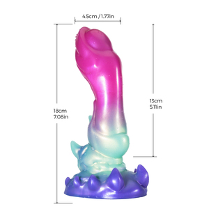Fantasia realistica in Silicone Dildo giocattoli sessuali forte ventosa Design unico animale per il gioco vaginale e anale - Product Image 5