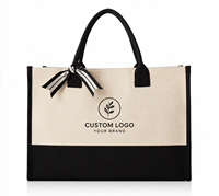 Sac fourre-tout réutilisable en toile pour femme, écologique, en coton, avec logo personnalisé imprimé et motif – Grande Vente