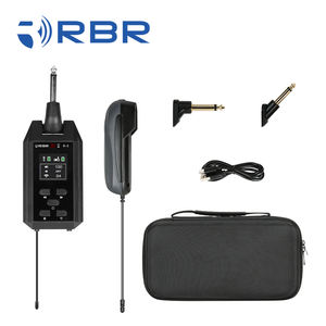 G2 цифровой UHF гитарный беспроводной передатчик и приемник портативная микрофонная система с 5-уровневым эхом из прочного пластика - Product Image 5