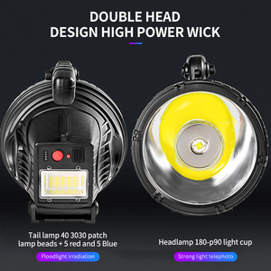 XHP90 Powerful LED Flashlight 10000mAH USB Rechargeable Torch IPX65 Waterproof Tactical <b>Flash</b> Lamp - Product Image 3