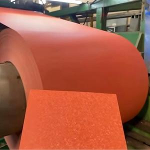 لفائف معدنية مطلية بالألوان بأسعار منخفضة، لفائف فولاذية مطلية بالألوان PPGI، لفائف فولاذية مطلية بالألوان RAL8017 و RAL9002، لفائف فولاذية PPGI غير لامعة - Product Image 4