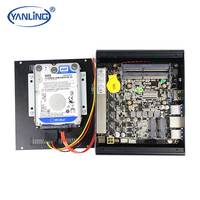 Mini PC Fanless MSATA 6 Gigabit RJ45 LAN à Prix Usine pour Serveur Pare-feu et VPN