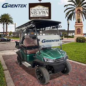 GRENTEK Carro de Golf Eléctrico de 4 Plazas, Carros Personalizados, Vehículo Eléctrico Automático, Certificado CE para Carreteras No Públicas - Product Image 1