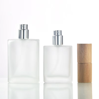 Botol Parfum Kaca Gradasi Grosir dengan Kotak Logo Kustom Isi Ulang Spray Atomizer untuk Minyak Wangi
