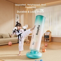 Pilier de boxe vertical gonflable en PVC, sac de frappe vertical, cible murale pour l'entraînement à domicile, équipement pour enfants, Zhejiang