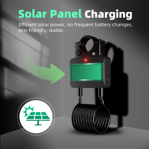 Dây khóa cáp xe đạp điện thông minh năng lượng mặt trời dài 120cm, điều khiển ứng dụng Trend, dành cho xe đạp leo núi, có Bluetooth, gắn giá để xe đạp - Product Image 3