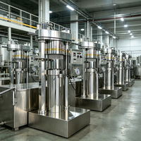 Máquina de Extracción de Aceite Hidráulica Directa de Fábrica, Apta para Todas las Semillas Oleaginosas: Cacahuete, Soja, Manteca de Cacao, Avellana