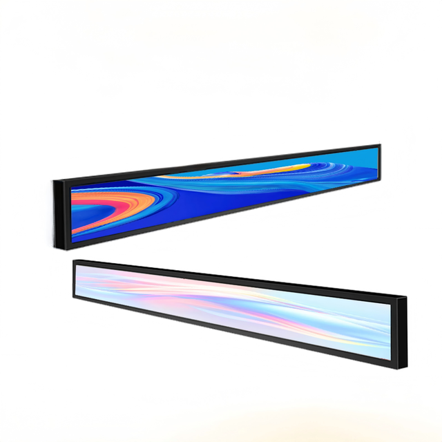 35 Inch Android Ultra Slim Stretched Bar LCD Display for Electronic Shelf Label ESL Video Screen and Retail Header Signage